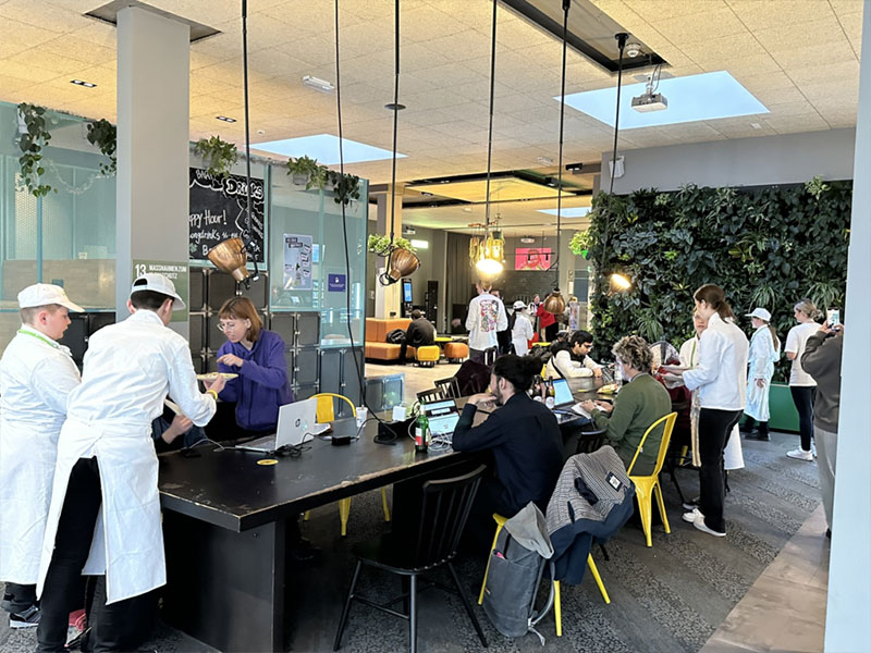 a&o educare hosted the 'Europa Miniköchen Eifel' event at the Berlin headquarters.