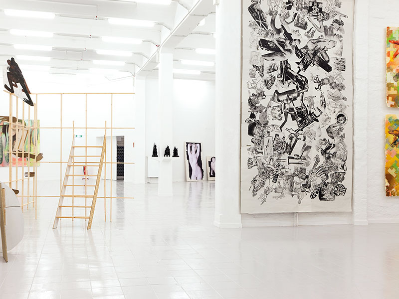 a&o Kunsthalle in Leipzig has welcomed over 350 European artists.